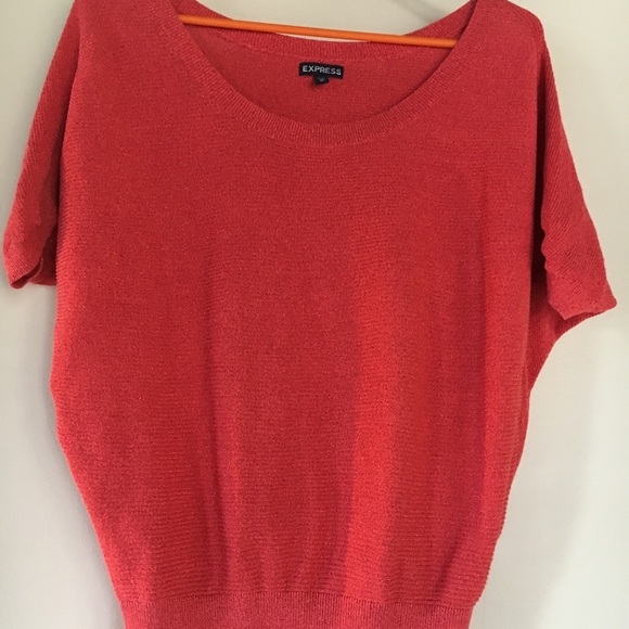 Express burnt orange dolman top - Picture 3 of 4